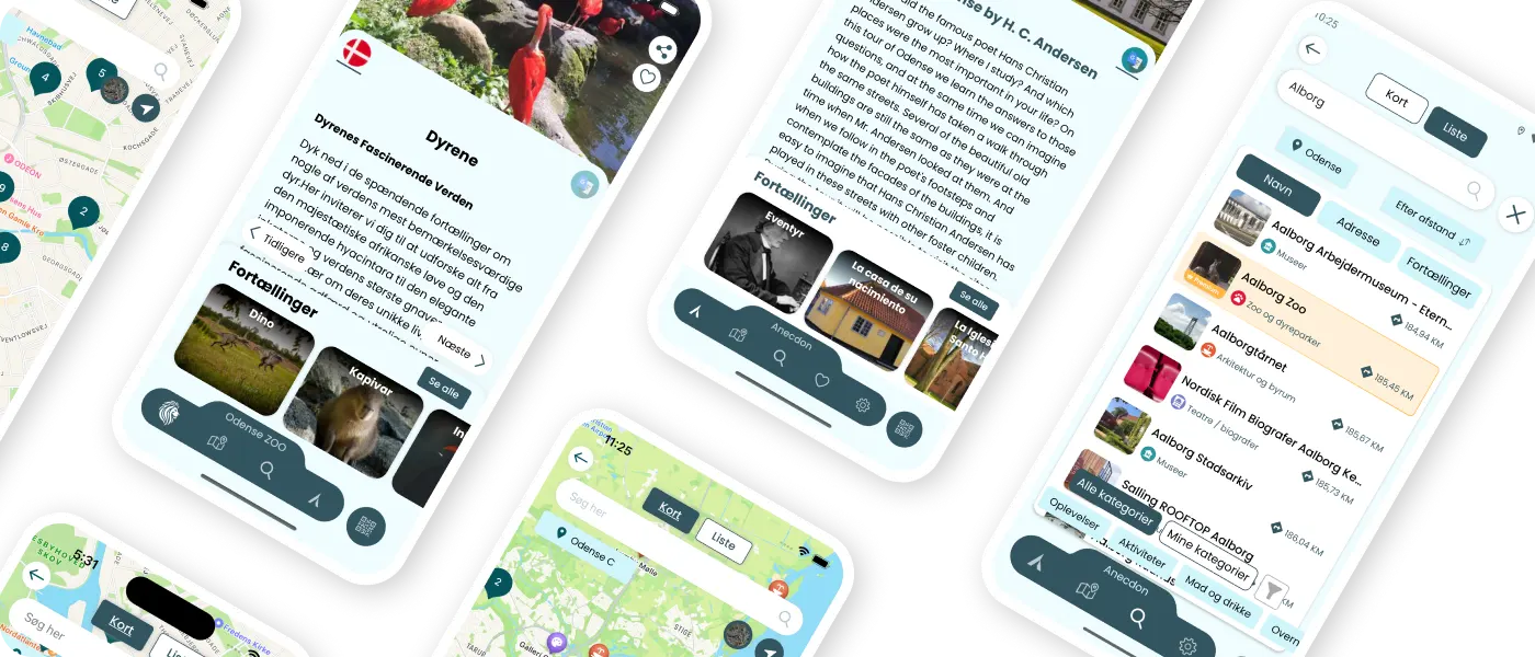 Anacdon landing page mockup